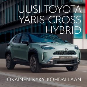Uudistunut Toyota Yaris Cross Hybrid on ketterän kompakti crossover – siinä on tilavuutta,